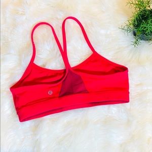 Lululemon Flow Y Sports Bra Coral Size 8